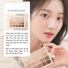 Bảng Phấn Mắt 20 Màu Dasique Mood Shadow Palette 10.5g
