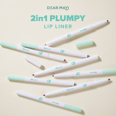 Chì Viền Môi 2 Đầu Dearmay 2in1 Plumpy Lip Liner