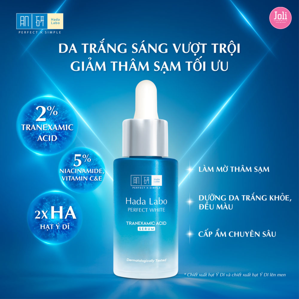 Serum Dưỡng Sáng Da Hada Labo Perfect White Tranexamic Acid Serum 30ml