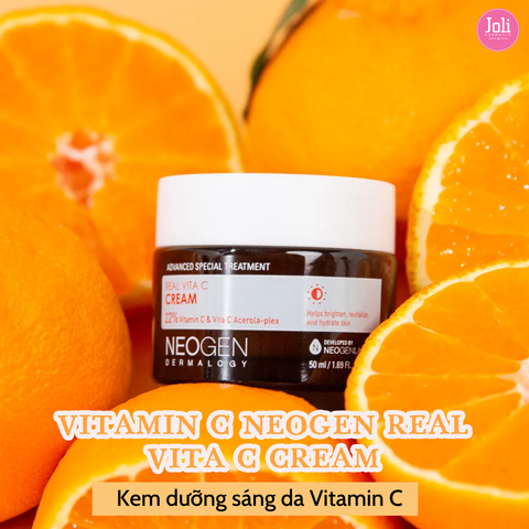 Kem Dưỡng Ẩm Trắng Da Kiềm Dầu Neogen Real Vita C Cream 50ml