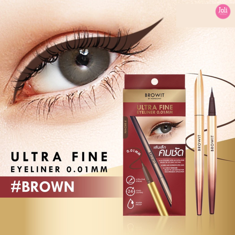 Bút Kẻ Mắt Nước Browit By Nongchat Ultra Fine Eyeliner 0.01mm