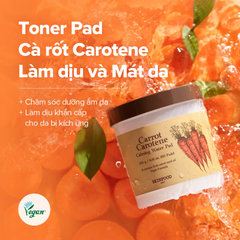 Nước Hoa Hồng Dạng Miếng Skinfood Carrot Carotene Calming Water Pad 250g