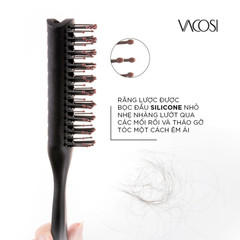 Lược Bán Nguyệt Tạo Kiểu & Phồng Tóc Vacosi C08 For All Hair Types Styling Hairbrush