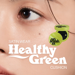 Phấn Nước Kiềm Dầu Unleashia Satin Wear Healthy-Green Cushion SPF30 PA+++ 15g