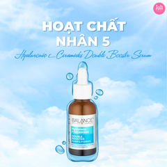 Tinh Chất Dưỡng Cấp Ẩm Phục Hồi Da Balance Active Formula Hyaluronic + Ceramides Double Booster 30ml