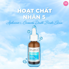 Serum Cấp Ẩm, Mờ Nếp Nhăn Balance Hyaluronic + Ceramides Double Booster Serum 30ml