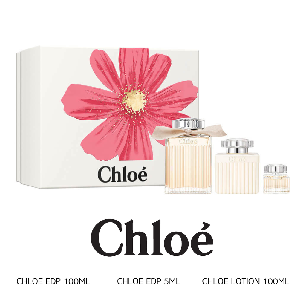 Set Nước Hoa Nữ Chloé Signature Eau De Parfum (EDP 100ml + EDP 5ml + Body Lotion 100ml)