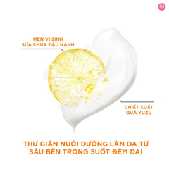 Mặt Nạ Ngủ Sáng Da Ban Đêm Garnier Light Complete Yoghurt Sleeping Mask 18ml