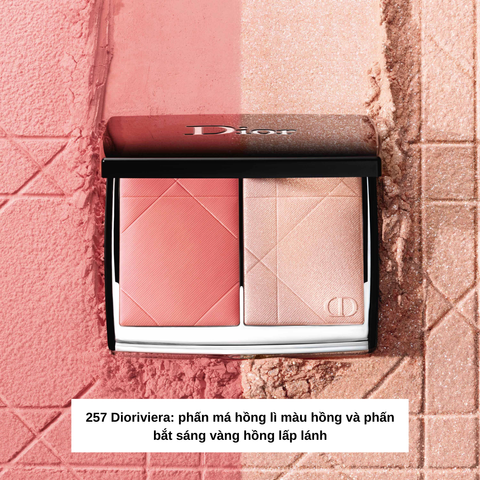 Phấn Bắt Sáng & Má Hồng Dior Rouge Blush Colour & Glow 8g