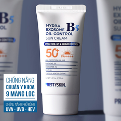 Kem Chống Nắng Kiềm Dầu Prettyskin Hydra B5 Exosome Oil Control Sun Cream SPF50+ PA++++ 50ml