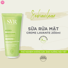 Sữa Rửa Mặt Dạng Sữa Cho Da Dầu SVR Sebiaclear Creme Lavante