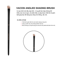 Cọ Khối Mũi Đầu Dẹp Vacosi N01 Angled Shading Brush