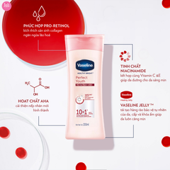 Sữa Dưỡng Thể Ngăn Ngừa Lão Hoá Vaseline Healthy Bright Perfect Youth Pro-Age Repair Lotion