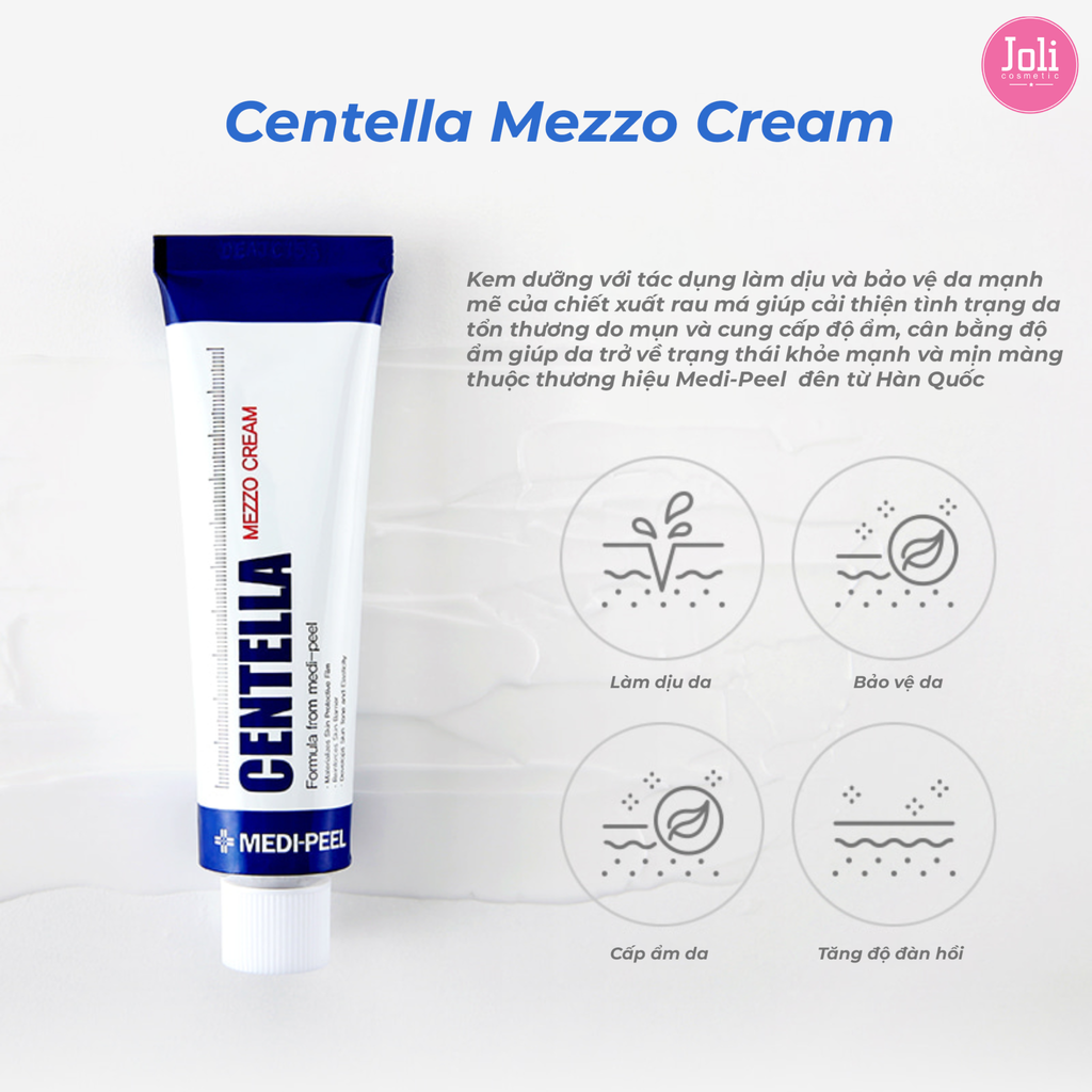 Kem Dưỡng Phục Hồi Cho Da Mụn Medi-Peel Centella Mezzo Cream 30ml