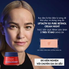 Kem Dưỡng Mờ Nám Dưỡng Sáng Da Ban Đêm Vichy Liftactiv B3 Pure Retinol Cream Night 50ml