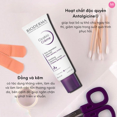 Kem Dưỡng Ẩm Phục Hồi Làm Dịu Da Bioderma Cicabio Crème+ 40ml