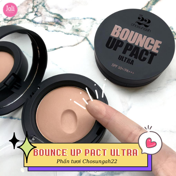 Phấn Tươi Che Phủ Khuyết Điểm Chosungah22 Bounce Up Pact Ultra Set SPF50+ PA+++ (tặng kèm lõi)