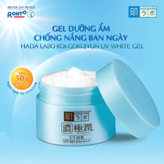 Gel Dưỡng Ẩm Chống Nắng Ban Ngày Hada Labo Koi-Gokujyun UV White Gel SPF50+ PA++++ 90g