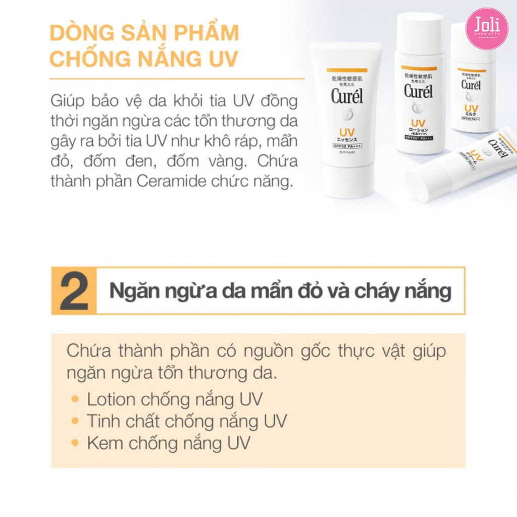 Tinh Chất Chống Nắng Curel UV Protection Essence SPF30 PA++ 50g