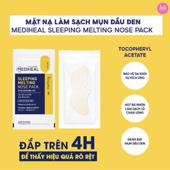 Mặt Nạ Ngủ Dành Cho Mũi Làm Sạch Mụn Đầu Đen Mediheal Sleeping Melting Nose Pack