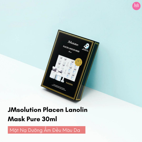 Mặt Nạ Dưỡng Da Đều Màu JMsolution Placen Lanolin Mask Pure 30ml