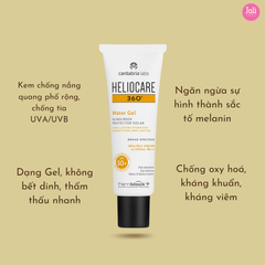 Kem Chống Nắng Heliocare 360° Water Gel SPF50+ PA++++ 50ml