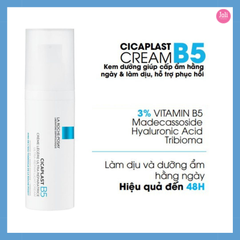 Kem Dưỡng Cấp Ẩm, Làm Dịu, Phục Hồi Da La Roche-Posay Cicaplast B5 Ultra-Repair Light Cream 40ml