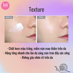 Kem Dưỡng Trắng Nâng Tone Da Goodal Premium Snail Tone-Up Cream