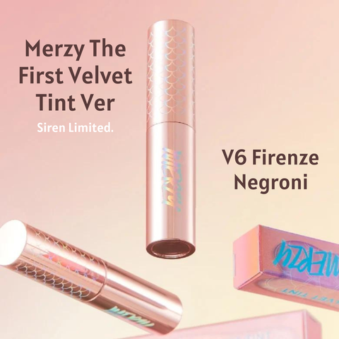 Son Kem Lì Merzy The First Velvet Tint Ver Siren V6 Firenze Negroni 4.5g