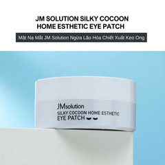 Mặt Nạ Mắt Giảm Quầng Thâm Kén Tằm Lụa Jmsolution Silky Cocoon Home Esthetic Eye Patch 90g