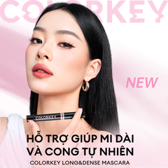 Mascara Giúp Mi Dài Và Tơi Mi Colorkey Long & Dense Mascara 4.5g