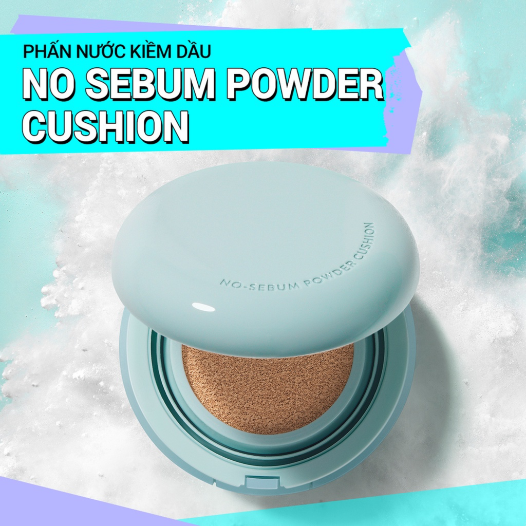 Phấn Nước Kiềm Dầu innisfree No-Sebum Powder Cushion SPF29 PA++ 14g