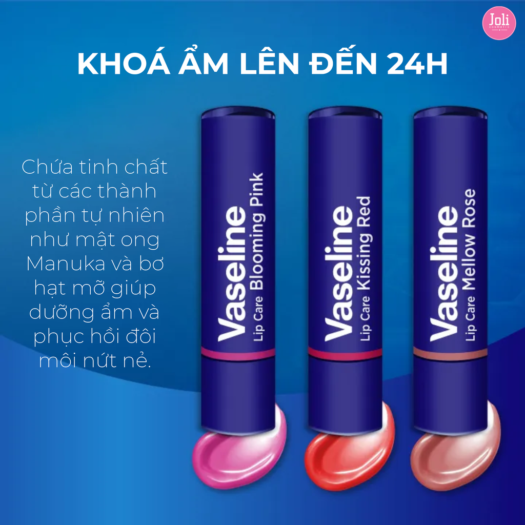 Son Dưỡng Môi Có Màu Vaseline Lip Care 3g