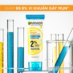 Sữa Rửa Mặt Ngừa Mụn Sáng Da Garnier Bright Complete Anti-Acne Cleansing Foam 100ml