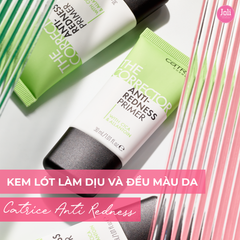 Kem Lót Làm Đều Màu Da Cho Da Mẩn Đỏ Catrice The Corrector Anti-Redness Primer With Cica & Allantoin 30ml