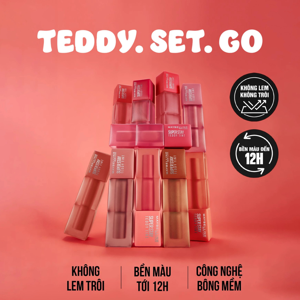 Son Kem Maybelline Superstay Teddy Tint 5ml