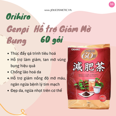 Trà Giảm Mỡ Bụng Genpi Orihiro 3g x 60Gói 180g