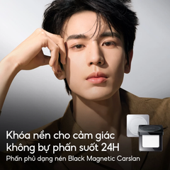 Phấn Phủ Dạng Nén Kiềm Dầu Carslan Black Magnet Soft Mist Powder 8g
