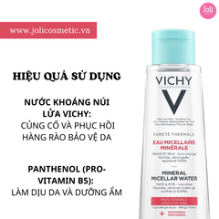 Nước Tẩy Trang Vichy Cho Da Nhạy Cảm Pureté Thermale Mineral Micellar Water For Sensitive Skin