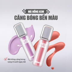 Má Hồng Kem Căng Bóng Glamrr Q Glow Lasting Fresh Blush 3.8g