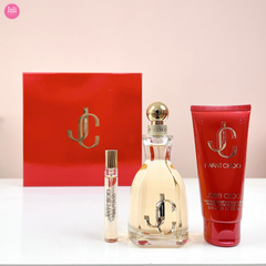 Set Nước Hoa Jimmy Choo I Want Choo EDP 3 Món ( EDP 100ml & EDP 7.5ml & Body Lotion 100ml )