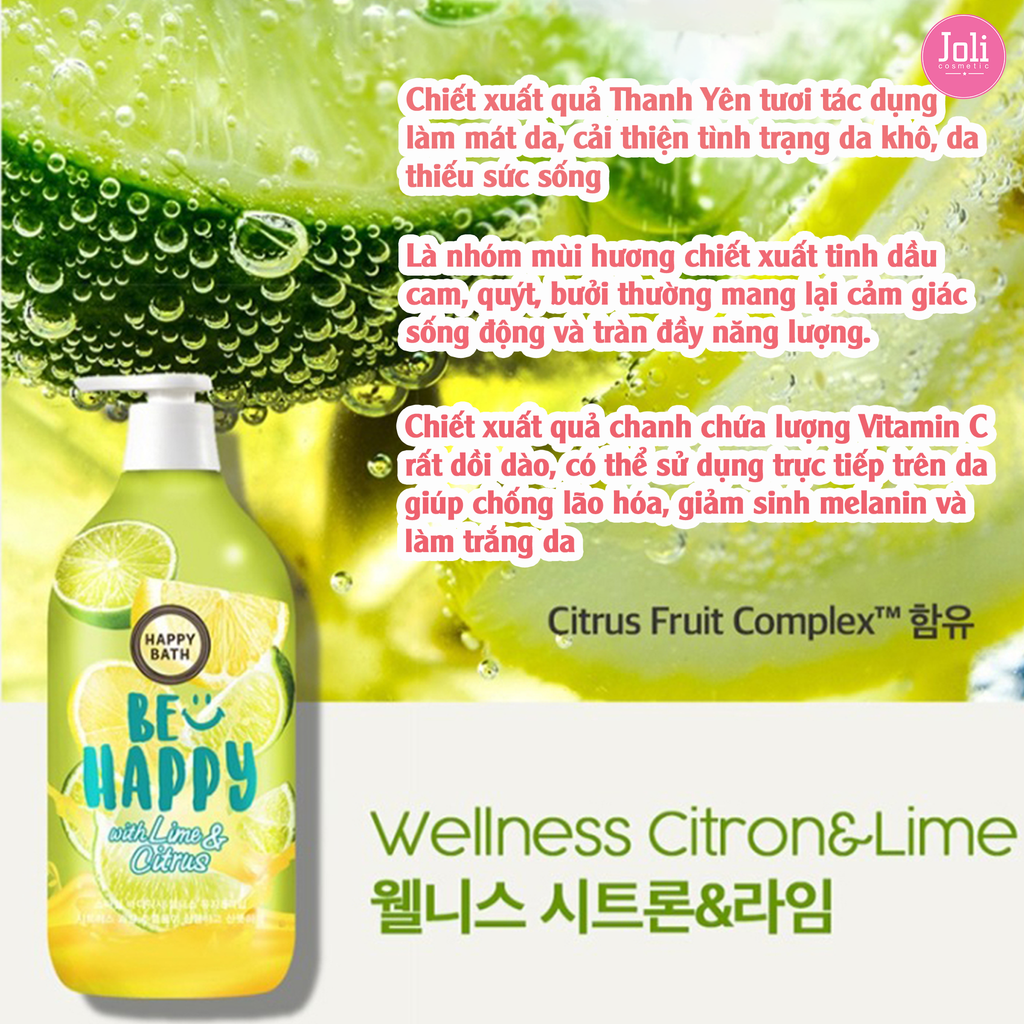 Sữa Tắm Happy Bath Smile Body Wash 900g