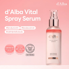 Tinh Chất Dạng Xịt Dưỡng Sáng Da Chống Lão Hóa d'Alba White Truffle Vital Spray Serum 100ml