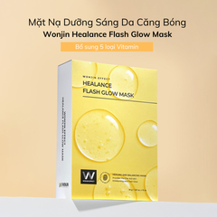 Mặt Nạ Dưỡng Sáng Da Căng Bóng Wonjin Healance Flash Glow Mask 30g
