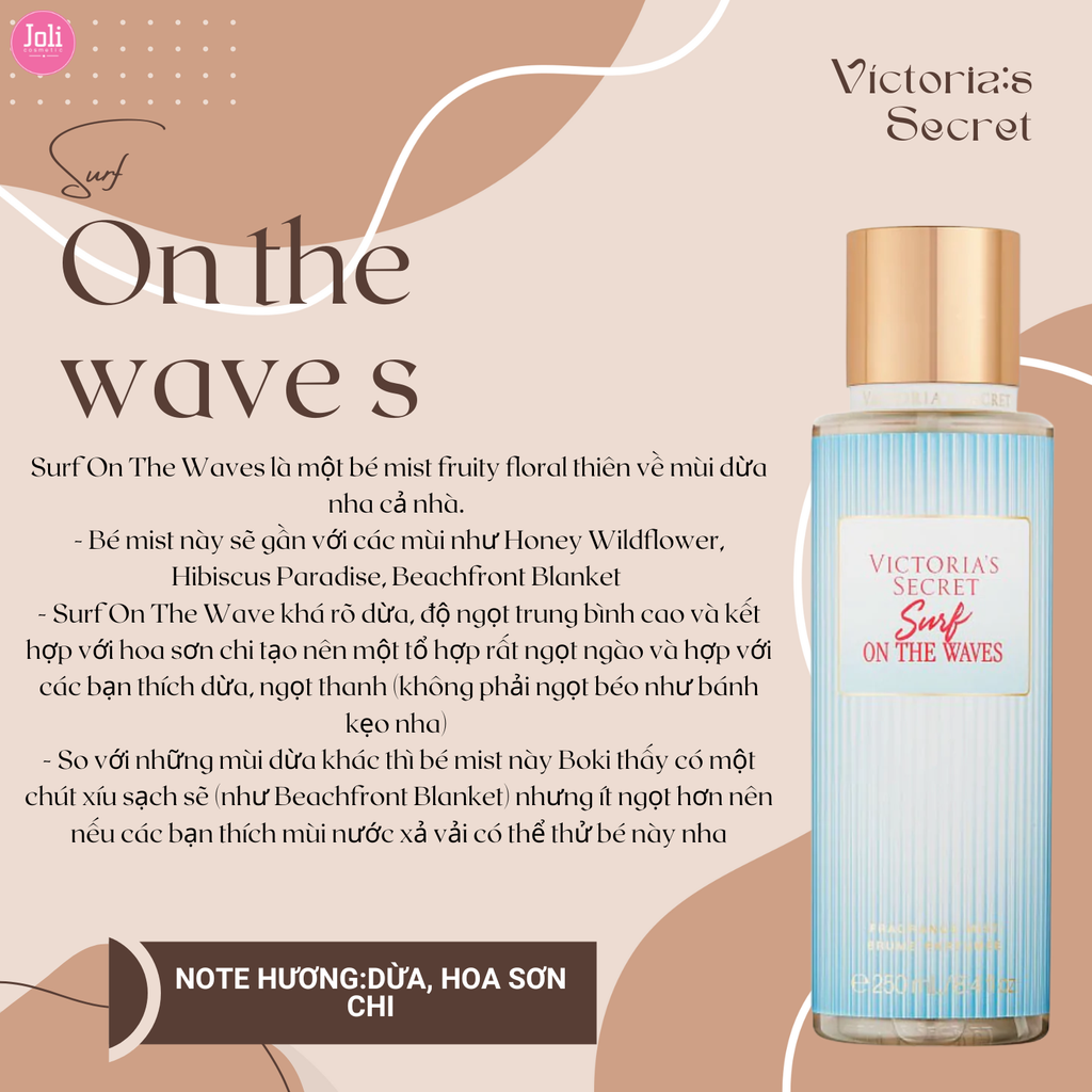 Xịt thơm Victoria Secret Fragance Mist Brume Parfume 250ml