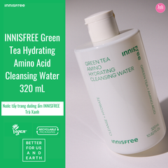 Nước Tẩy Trang Dưỡng Ẩm Da innisfree Green Tea Amino Hydrating Cleansing Water 320ml