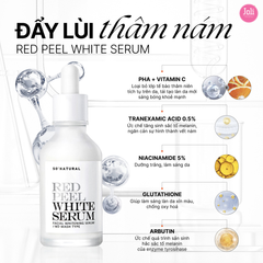 Tinh Chất Dưỡng Trắng Làm Đều Màu Da So Natural Red Peel White Serum