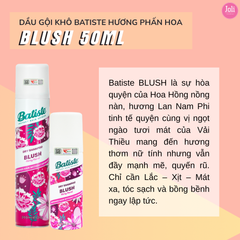 Dầu Gội Khô Batiste Dry Shampoo 200ml