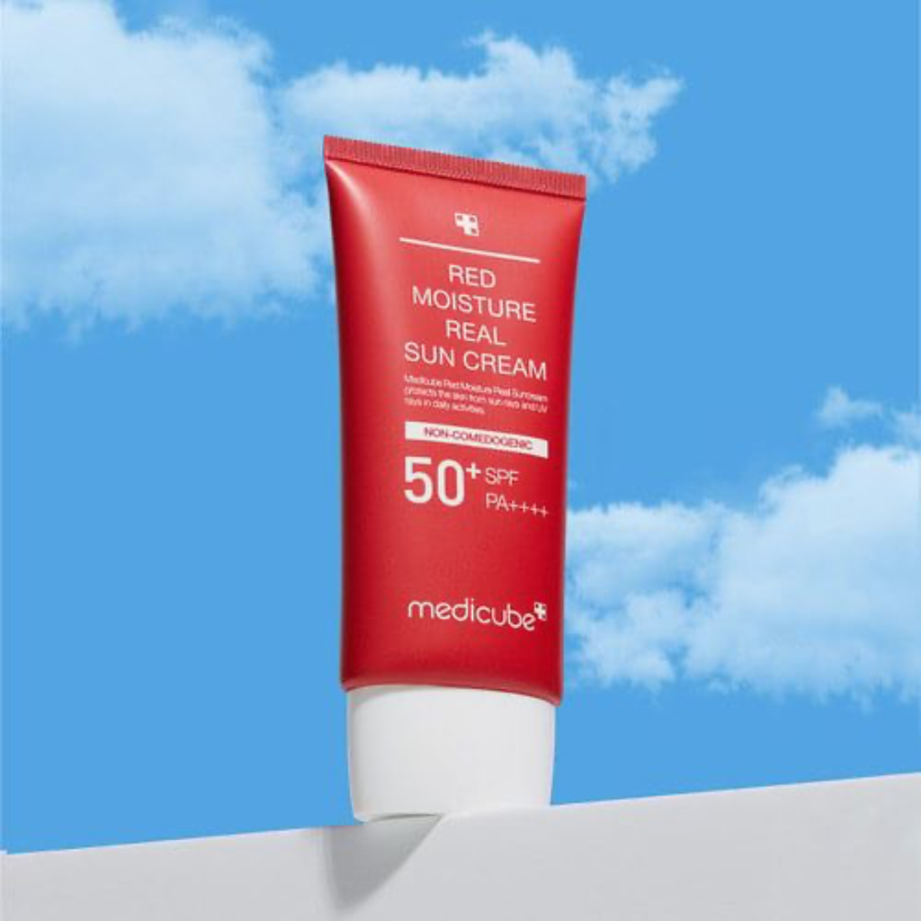 Kem Chống Nắng Cho Da Dầu Mụn Medicube Red Moisture Real Sun Cream 10ml