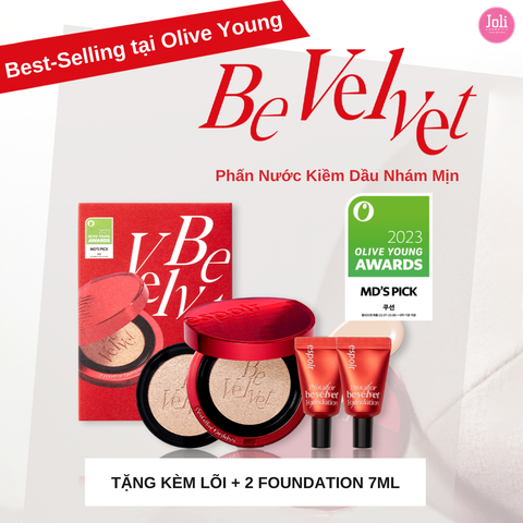 Phấn Nước Espoir Pro Tailor Be Velvet Cover Cushion New Class Awards Limited Edition 13g (Lõi refill +2 Foundation 7ml )